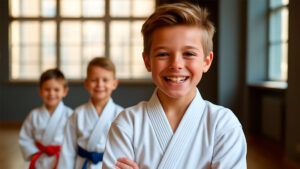 banner niños en clase judo 01